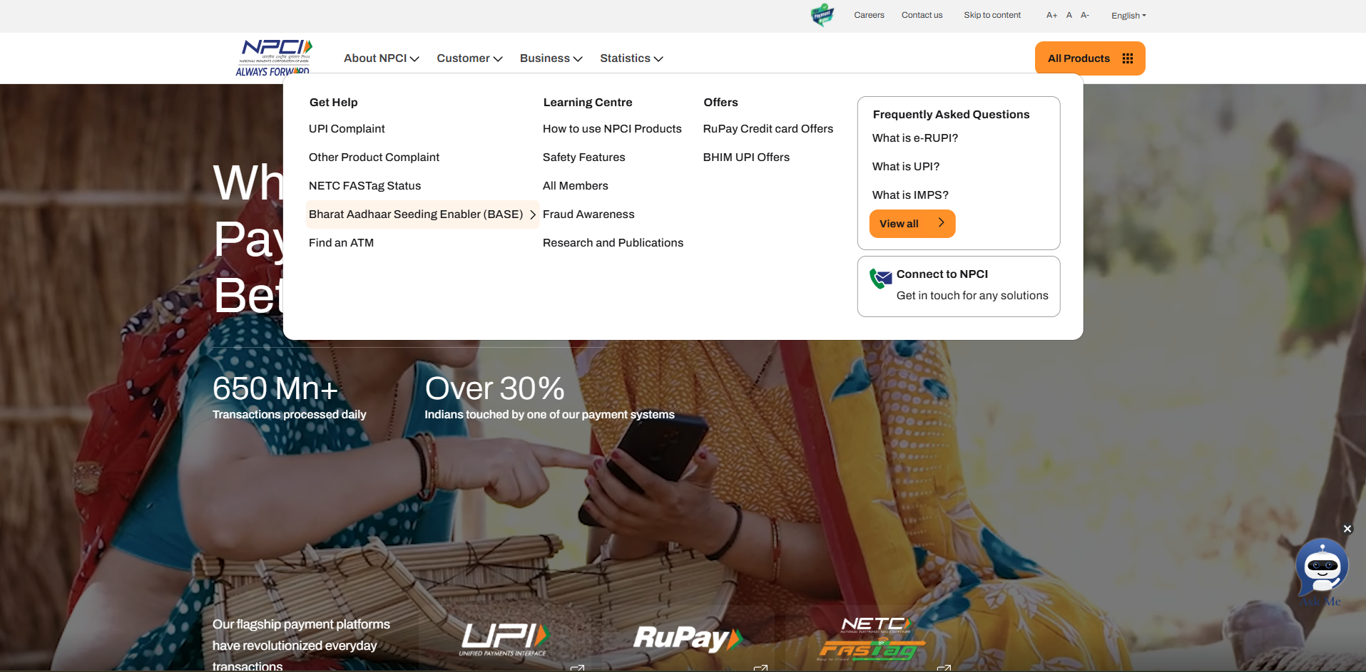 DBT (Direct Benefit Transfer)