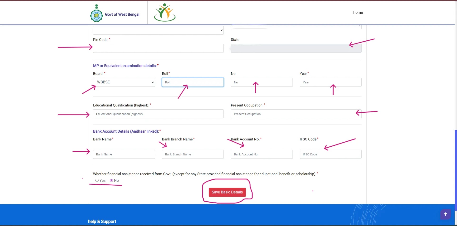 Yuva Sathi Online Apply