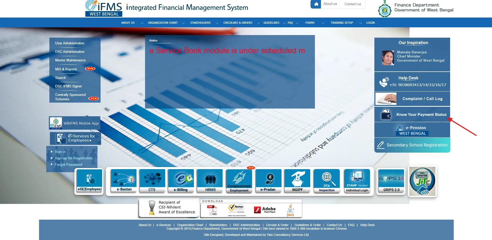 Yuva Sathi WBIFMS Payment Status